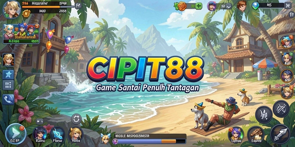 Tampilan gameplay CIPIT88 yang mendebarkan dan penuh warna.