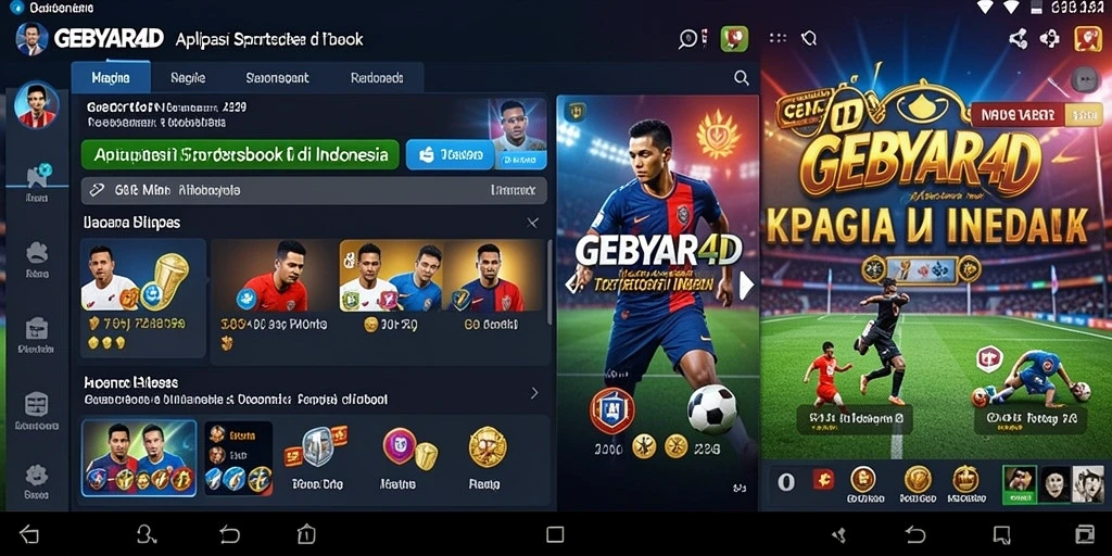 Screenshot GEBYAR4D menampilkan fitur taruhan olahraga yang menarik.