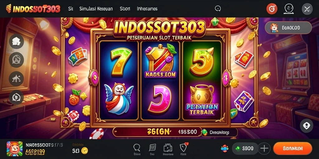 Menampilkan gameplay seru dari INDOSLOT303 dengan mesin slot yang variatif.