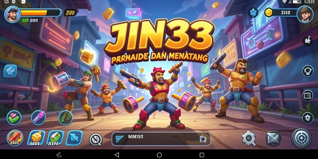 Tampilan screenshot JIN33 menunjukkan aksi gameplay Arcade yang menarik.