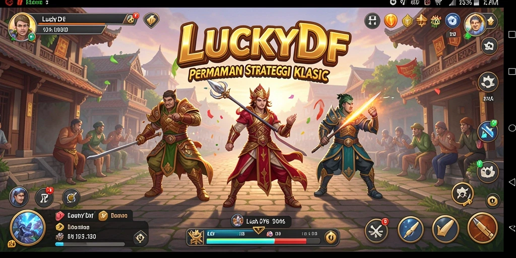 Gambaran menarik dari gameplay LUCKYDF yang menguji strategi pemain.