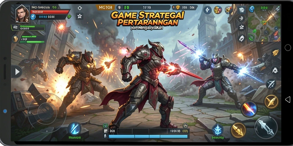 Tampilan menarik dari gameplay MG108 yang penuh strategi.