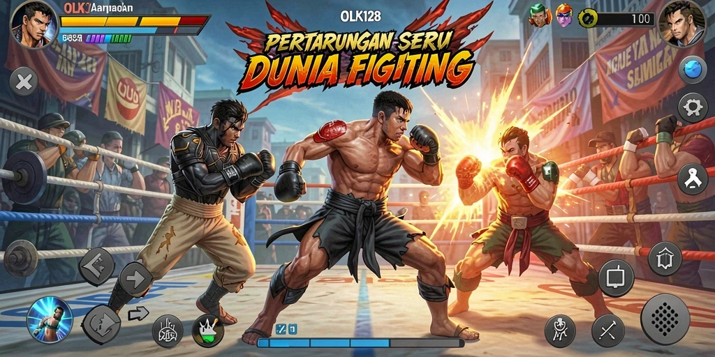 Tampilan menegangkan dari pertarungan di OLX128.