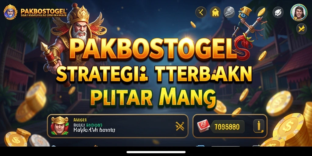 Tampilan gameplay PAKBOSTOGEL yang menarik dalam aksi strategi.