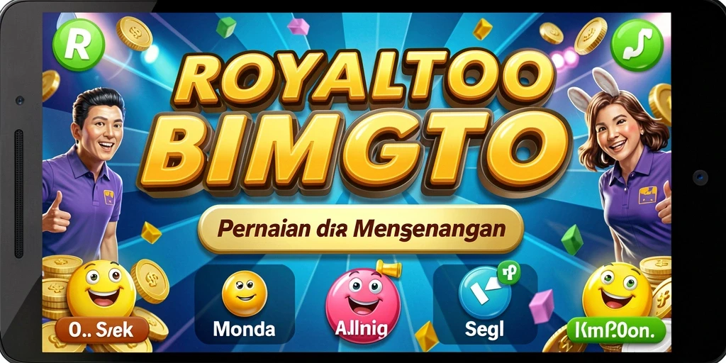 Gameplay menarik ROYALTOTO dengan suasana Bingo yang seru.