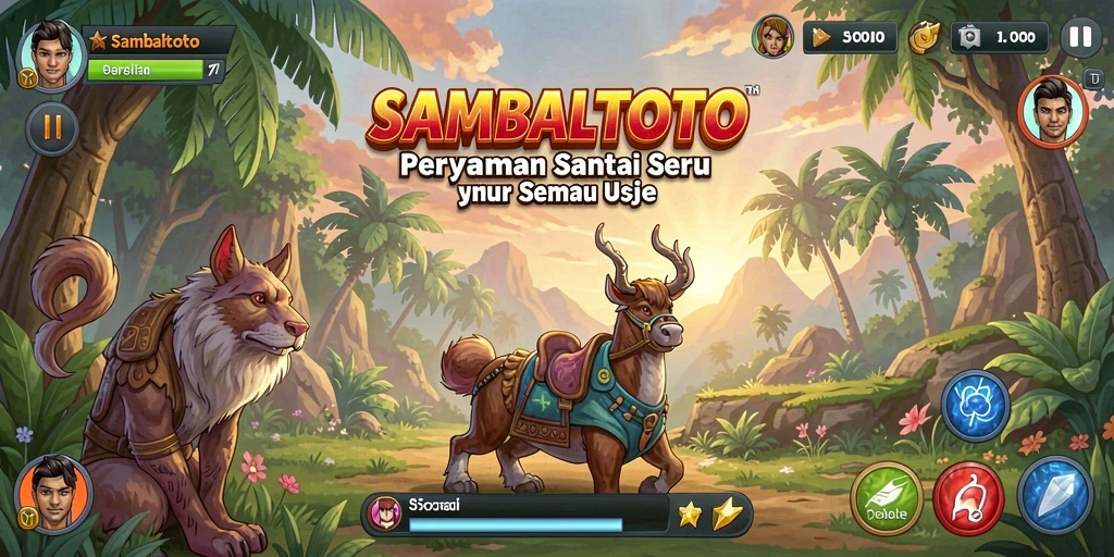 Tampilan menarik dari gameplay SAMBALTOTO yang seru dan menyenangkan.